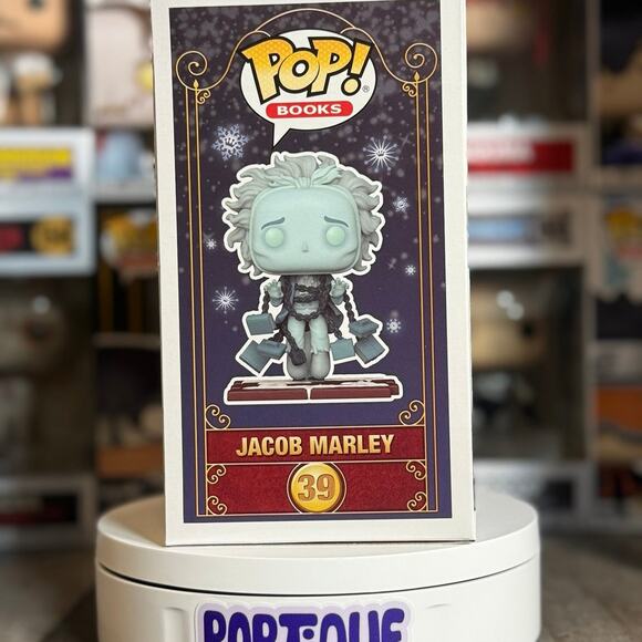 A Christmas Carol Jacob Marley Glow-in-the-Dark Funko Pop! - Picture 4 of 6